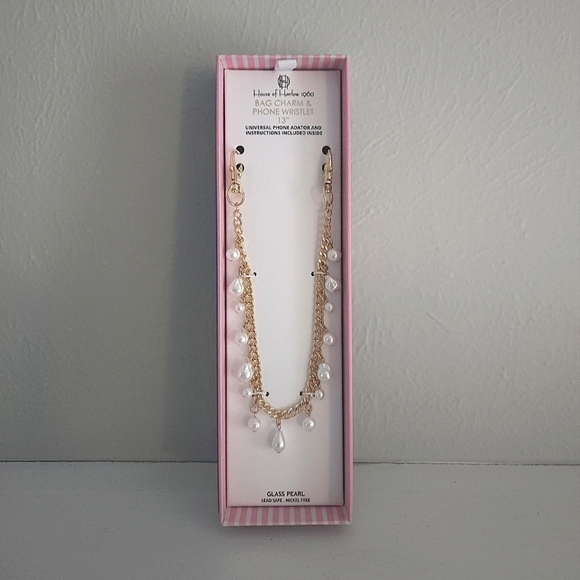 NWT House Of Harlow 1960 Phone Wristlet Chain - Picture 4 of 4